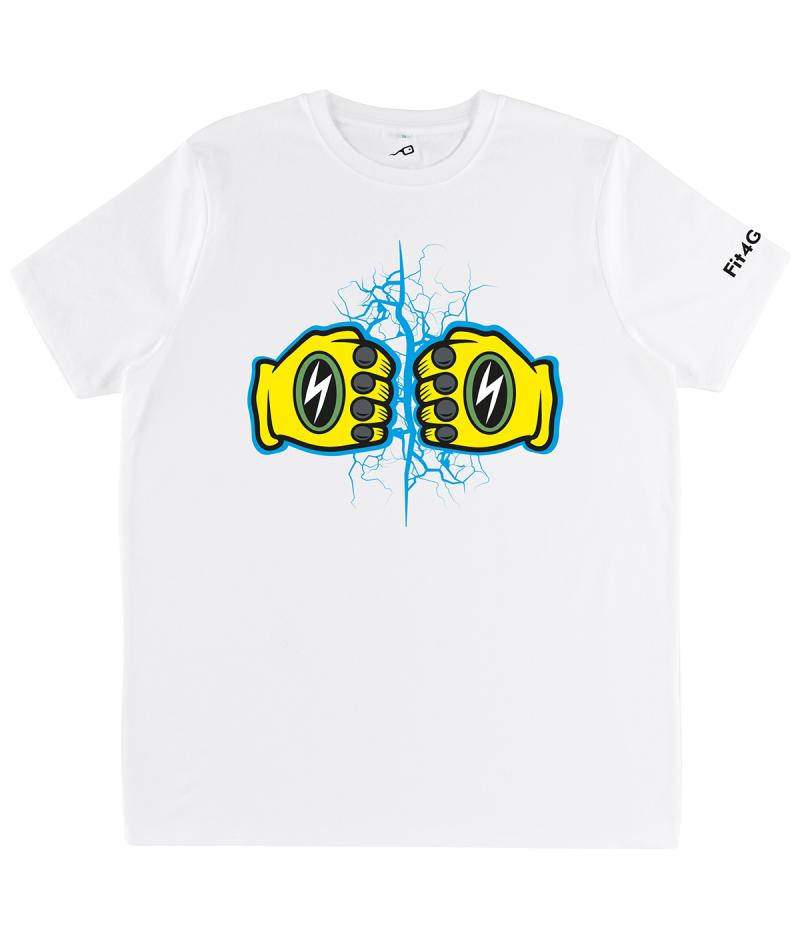 T-Shirt Jeeg Robot Trasformazione bianca