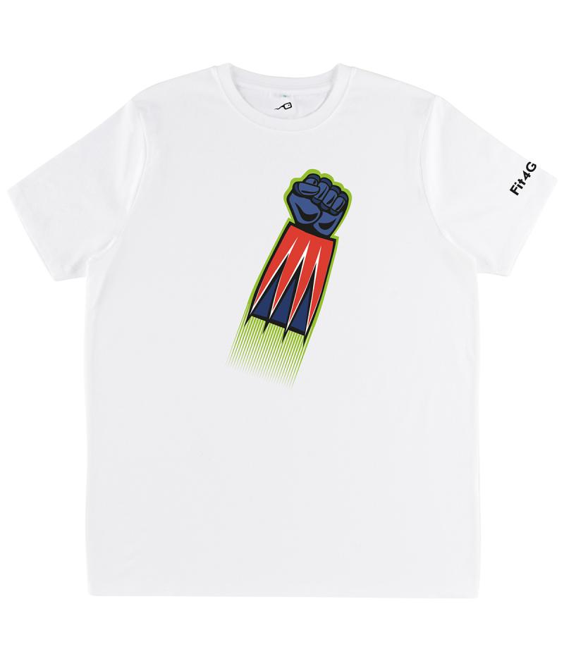 T-Shirt Pugno Di Goldrake bianca